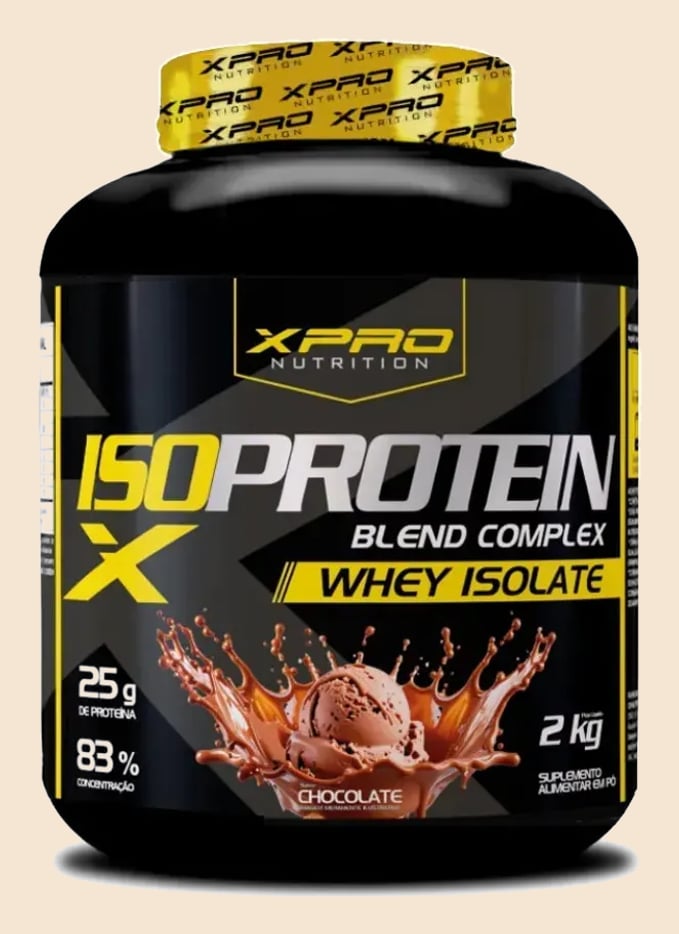 Whey Protein Iso Blend Complex 2kg de Chocolate Zero Açúcar - XPro Nutrition
