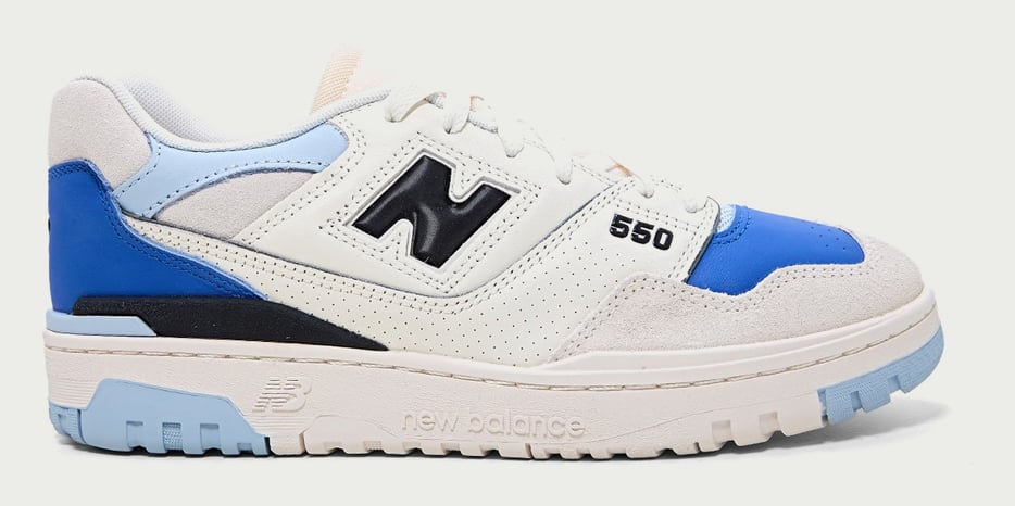Tenis New Balance 550 Masculino Bege azul