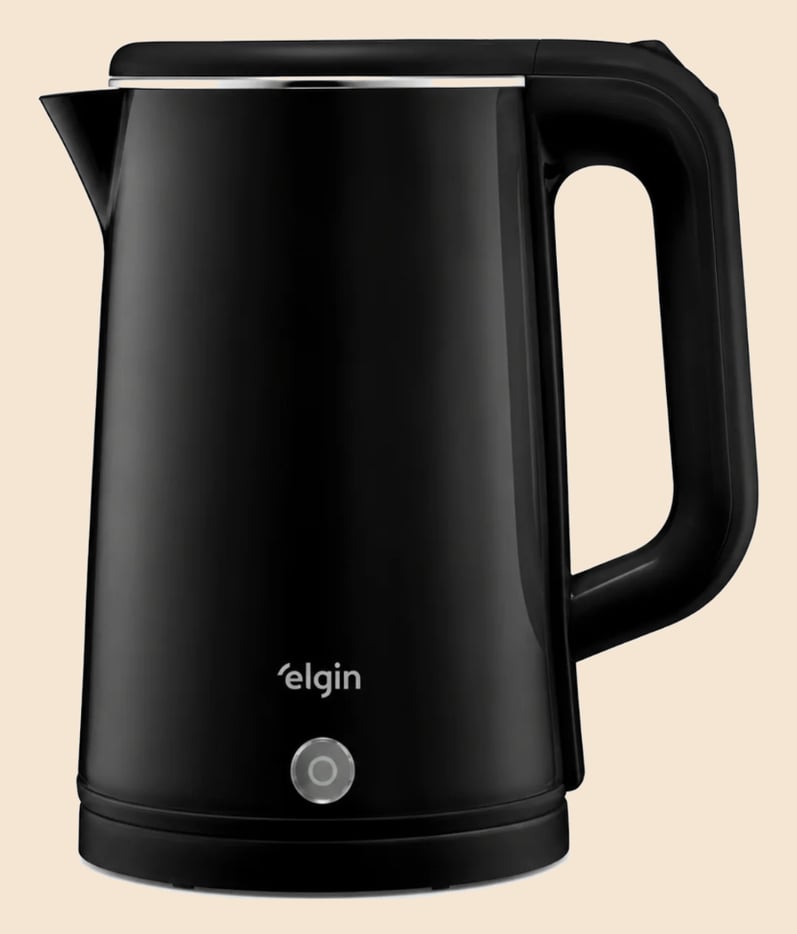 Chaleira Elétrica Elgin Slim 1.200W 127v 1,8L Desligamento Automatico Preta