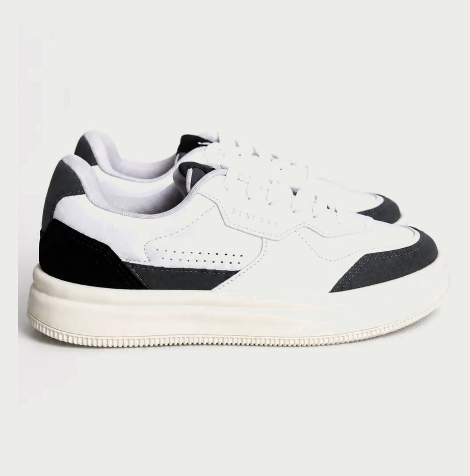 Tênis Reserva Go Troy Masculino Casual Lançamento Original Branco/cinza/preto 40 Br