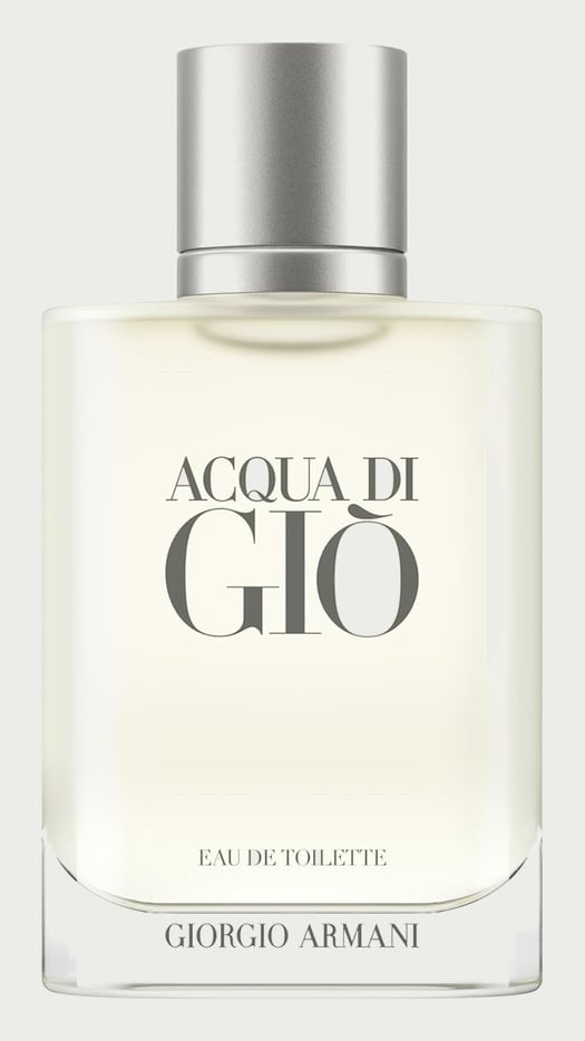 Armani Beauty, Acqua di Giò Eau de Toilette, Giorgio Armani, Perfume Masculino Refilável, Fragrância Cítrica, Aquática e Fresca com Notas de Bergamota, Cedro, Patchouli, Jasmim e Almíscar