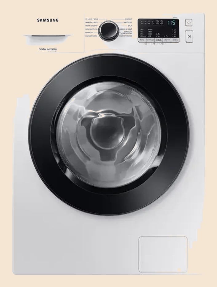 Lava E Seca Samsung Wd11m Com Digital Inverter Branca 11kg Cor Branco