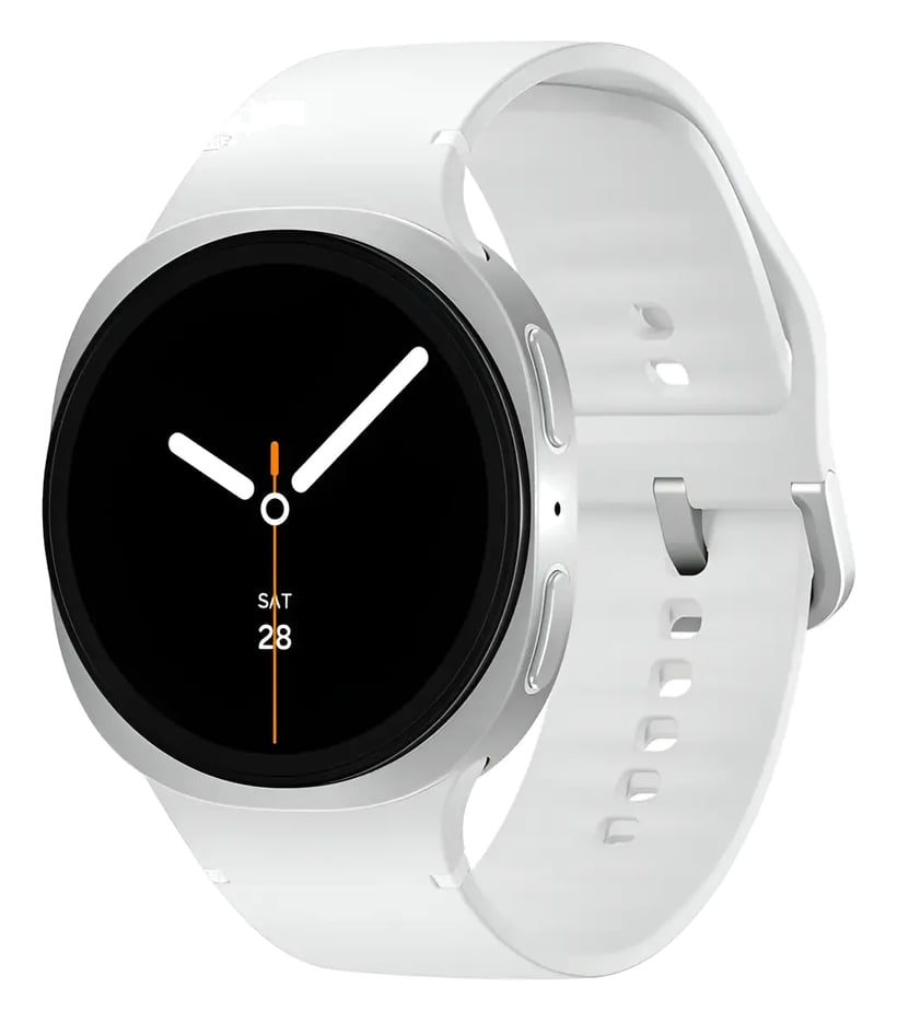 Samsung Galaxy Watch8 Smartwatch 40mm Lte, Galaxy Ai Caixa Prata Pulseira Prata Bisel Prata