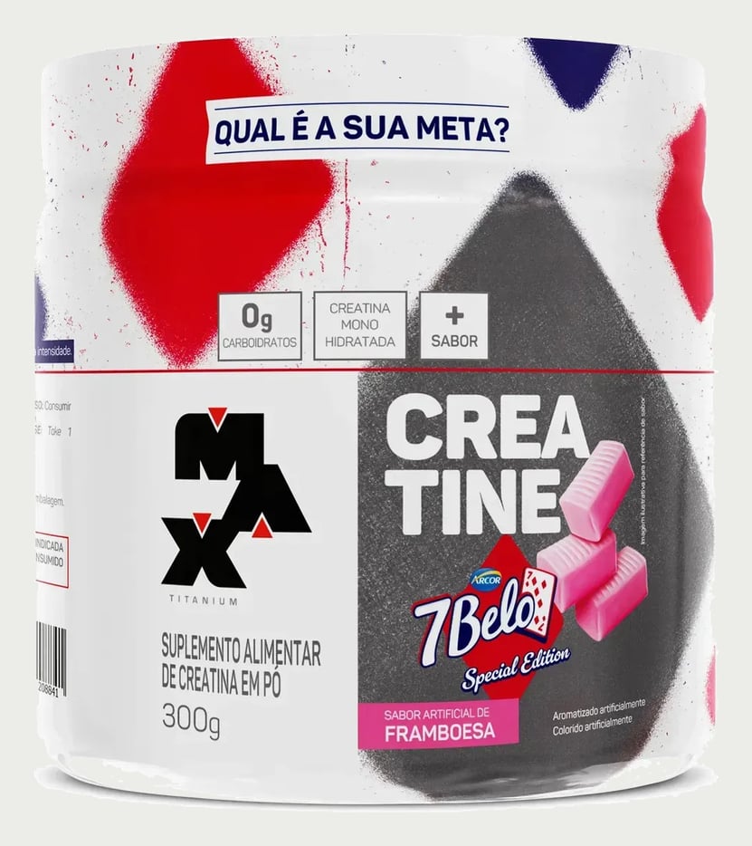 Creatina Max Titanium 7 Belo em pó x 300g
