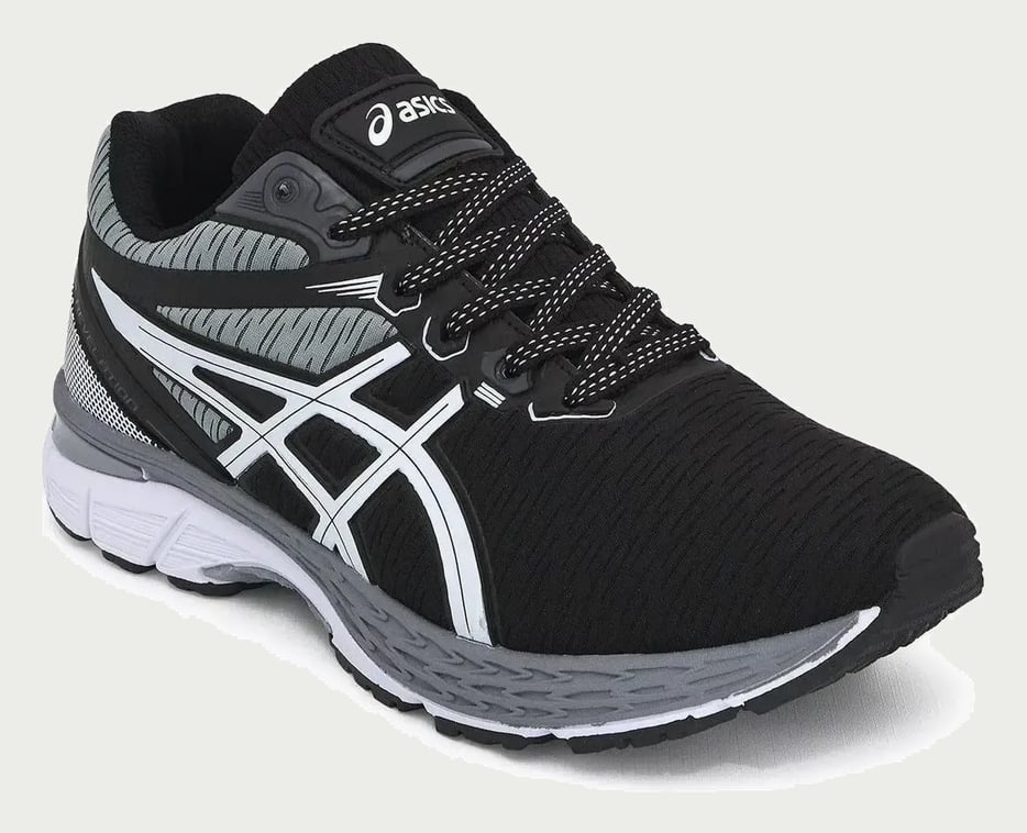 Tênis Asics Revelation Treino Original Caminhada Garantia Preto Preto Cinza Revelation 42 Br