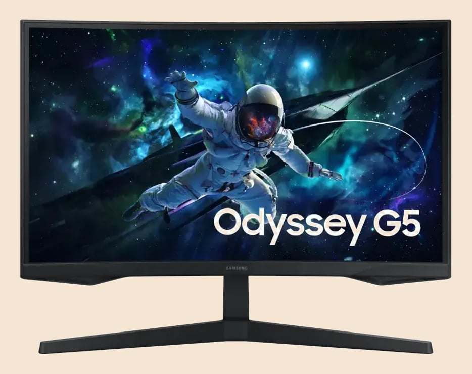 Monitor Gamer Samsung Odyssey G5, 27 , Qhd, 165hz Cor Preto