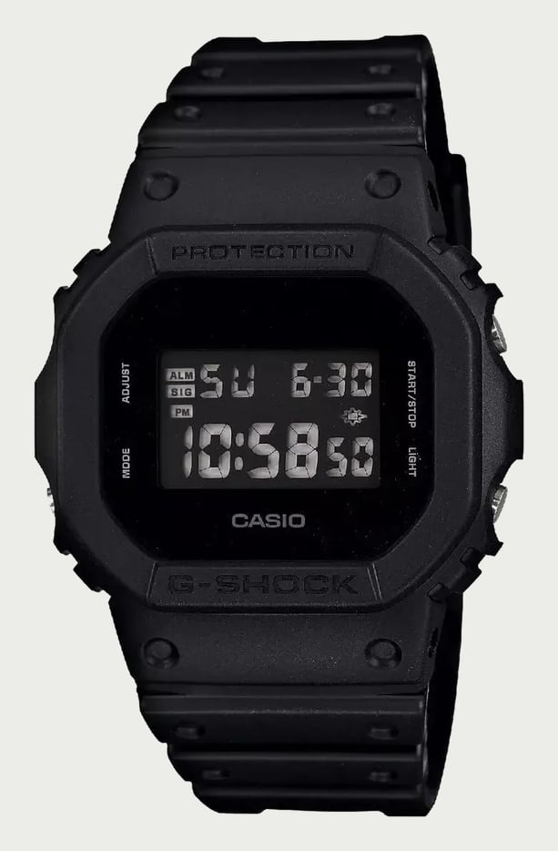 Relógio Casio Masculino G-shock Digital Preto Dw-5600bb-1dr Preto
