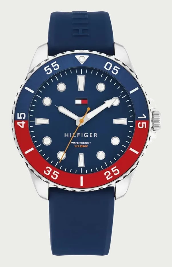 Relógio Tommy Hilfiger Masculino Borracha Azul 1792200