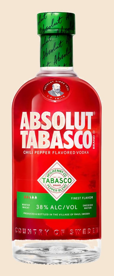 Vodka Absolut Tabasco 750ml