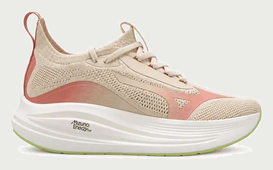 Tênis Mizuno Neo Aura Knit Corrida Original Confortável Algodao/rosa 35,0 Br