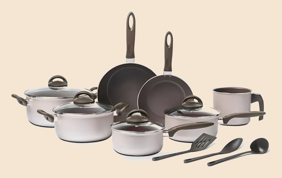 Jogo De Panelas Ceramic Life Nevada 10 Peças Brinox