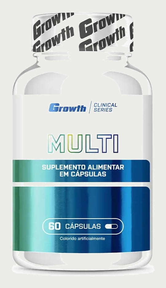 Multivitamínico 60 Cáps. Growth Supplements - Sem Sabor Sem Sabor