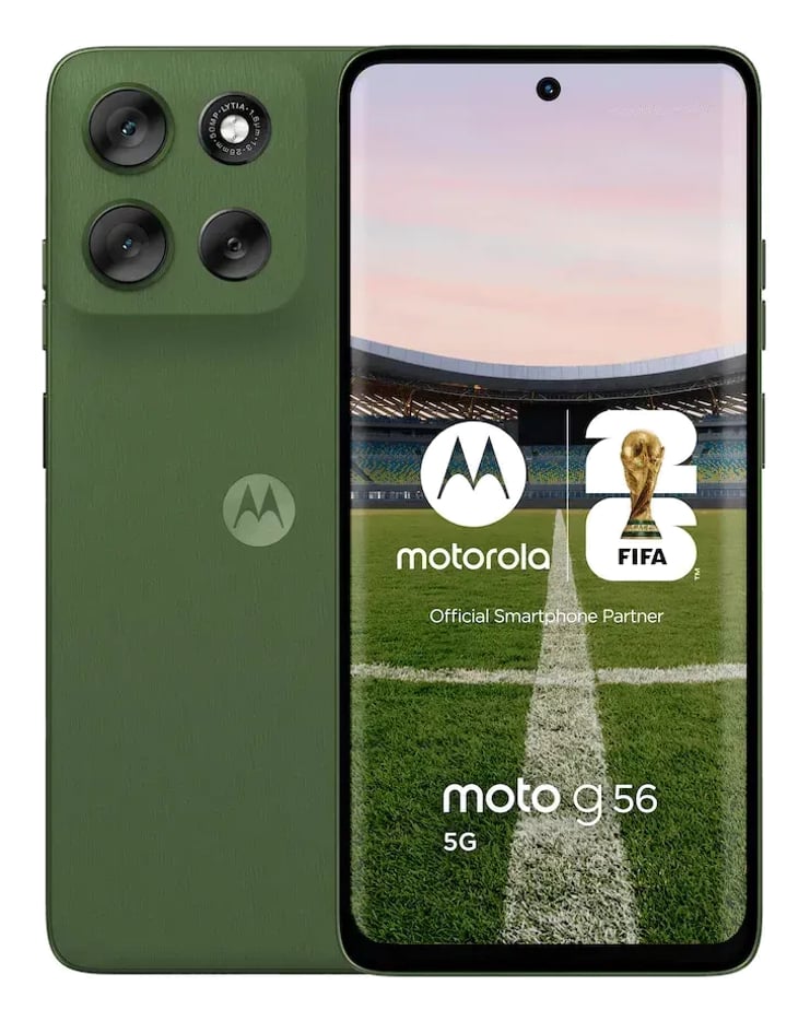 Celular Motorola Moto G56 256gb + 12gb Ram 5g Dual Sim Green