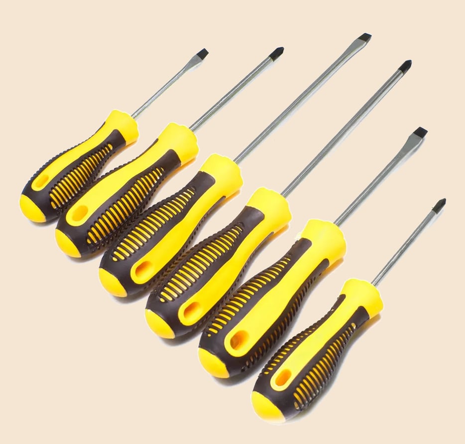 Kit Jogo De Chave De Fenda Phillips Imantadas Com 6 Peças