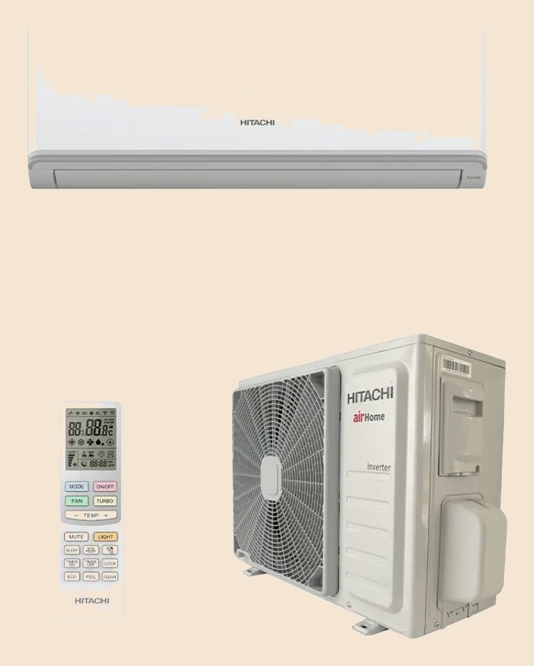 Ar Condicionado Split 9000 BTU Inverter Wi-Fi Hitachi Frio 220V