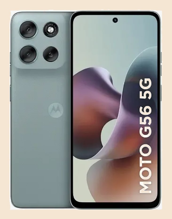 Smartphone Motorola Moto G56 5g - 256gb 8gb Ram+8gb Ram Boost, Camera 50mp Sony Lytia 600 Ultrarresistencia Militar e Ip68 + Ip69 - Cinza