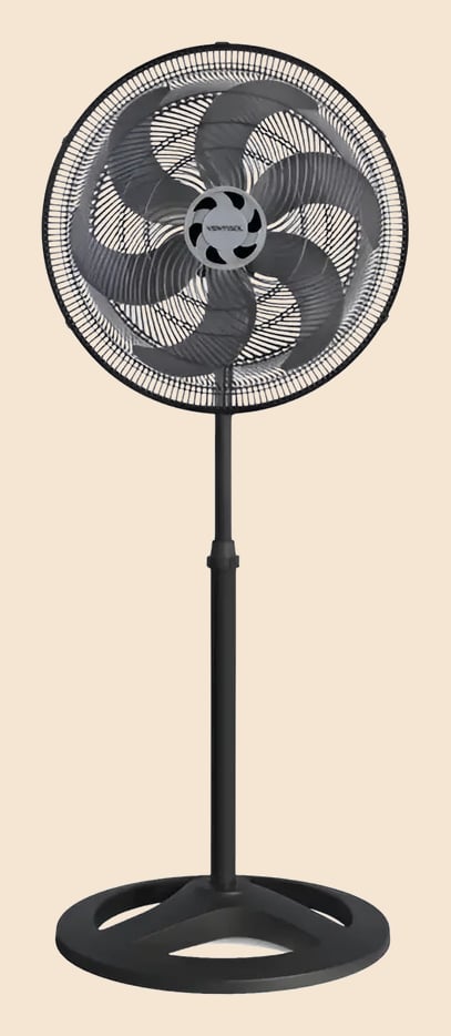 Ventisol Ventilador de Coluna Turbo 6 Pás 50cm cor Preto