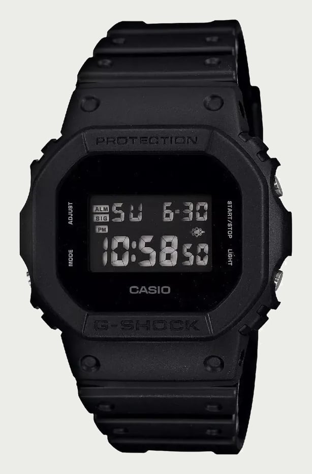 Relógio Casio Masculino G-shock Digital Preto Dw-5600bb-1dr Preto