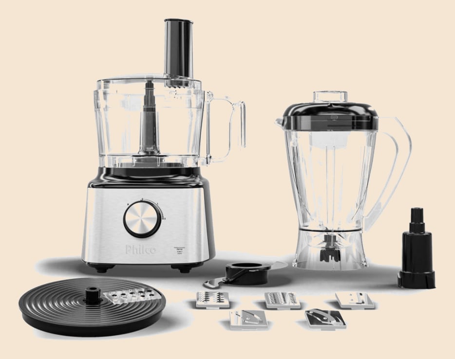 Multiprocessador Philco 1000W 5 em 1 PMP10A - 127V