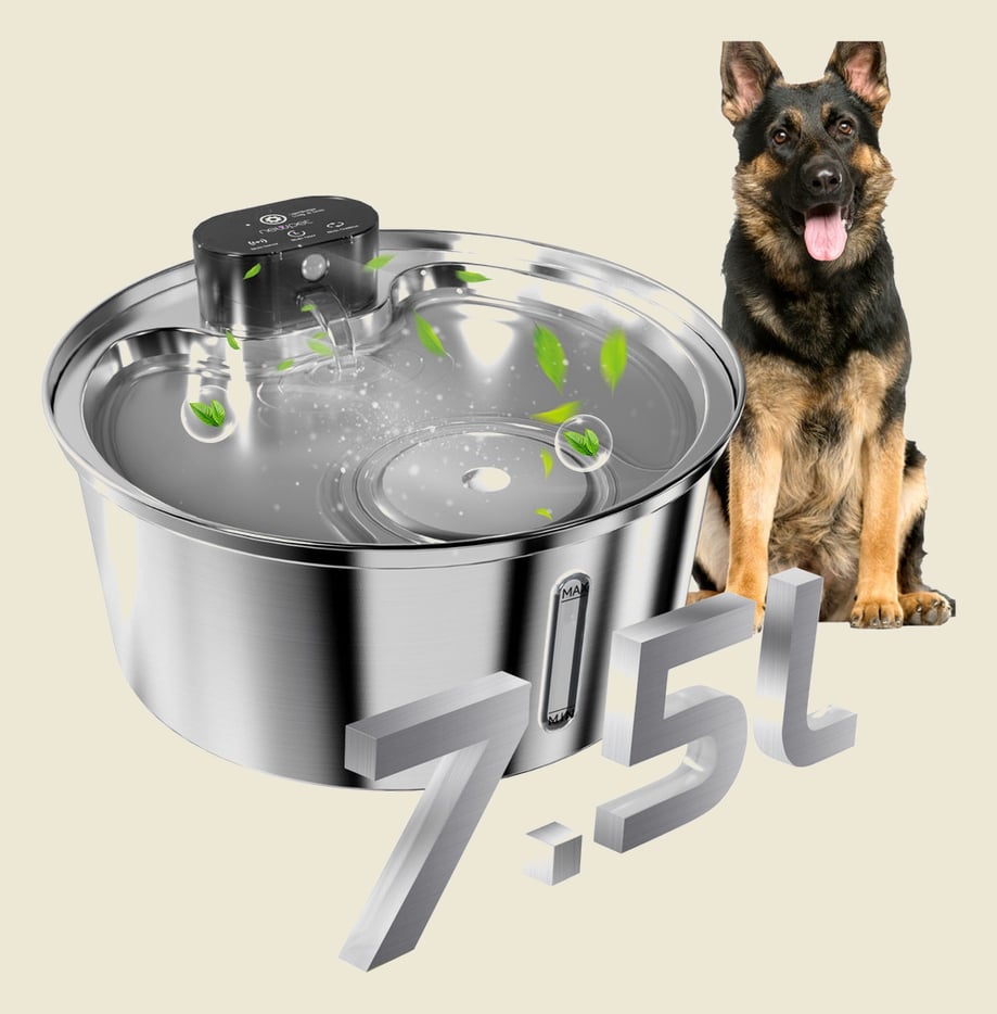 7.5l Sensor Sem Fio Bebedouro Fonte Para Gato Cão Newpet