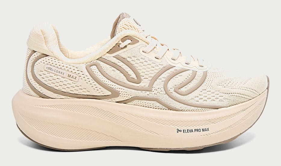 Tenis Olympikus Corre Max Rosa bege