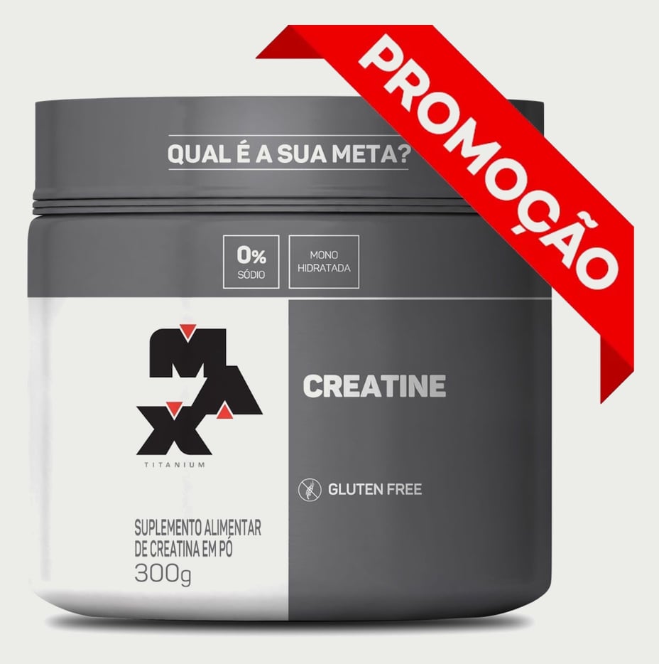 Creatina Max Titanium 300g Pura