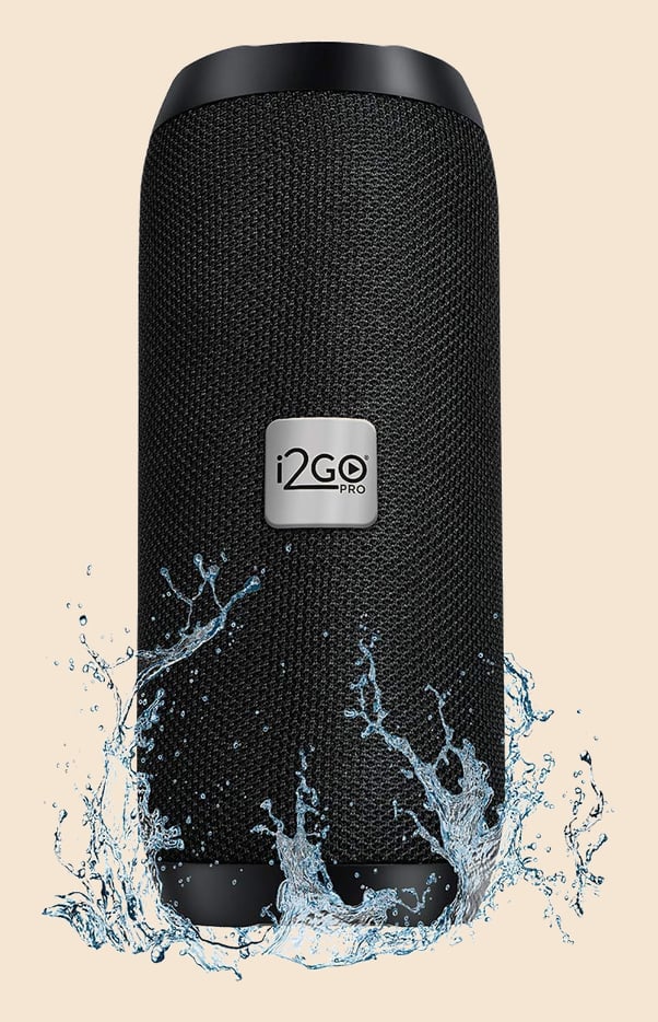 I2GO, Caixa De Som Bluetooth Essential Sound Go, 10W RMS, Resistente à Água, Preto