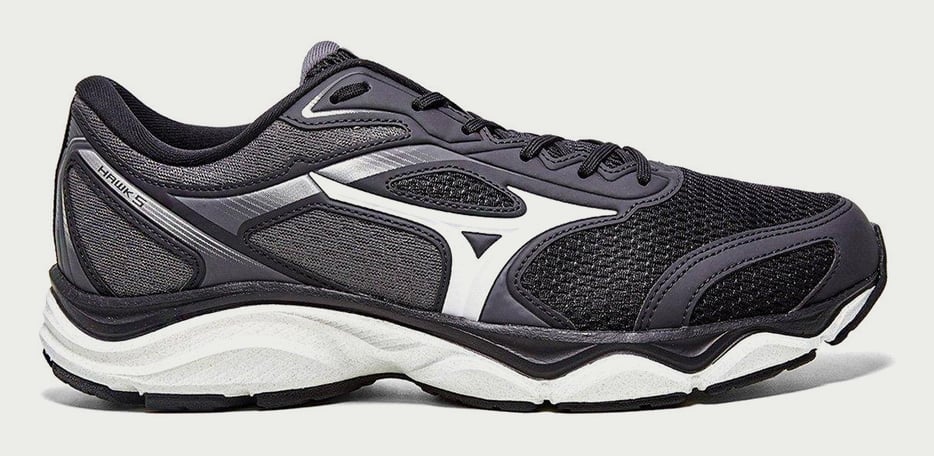 Tenis Mizuno Hawk 5 Masculino Preto branco