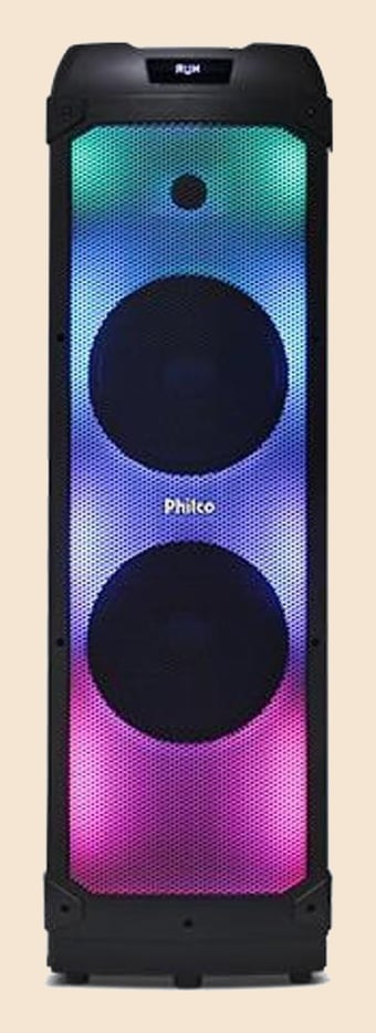 Caixa de Som Philco Extreme 2400W 2x Woofer PCX22000 - Bivolt