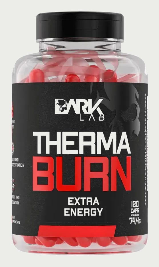 Termogênico Therma Burn 210mg De Cafeína 120 Caps Dark Lab Sabor Sem sabor