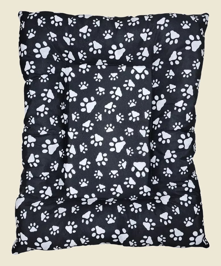 Colchonete Para Cachorro Gato KPOMOVEIS Caminha Pet 90x63 Cm Tam Gg Cor Preto
