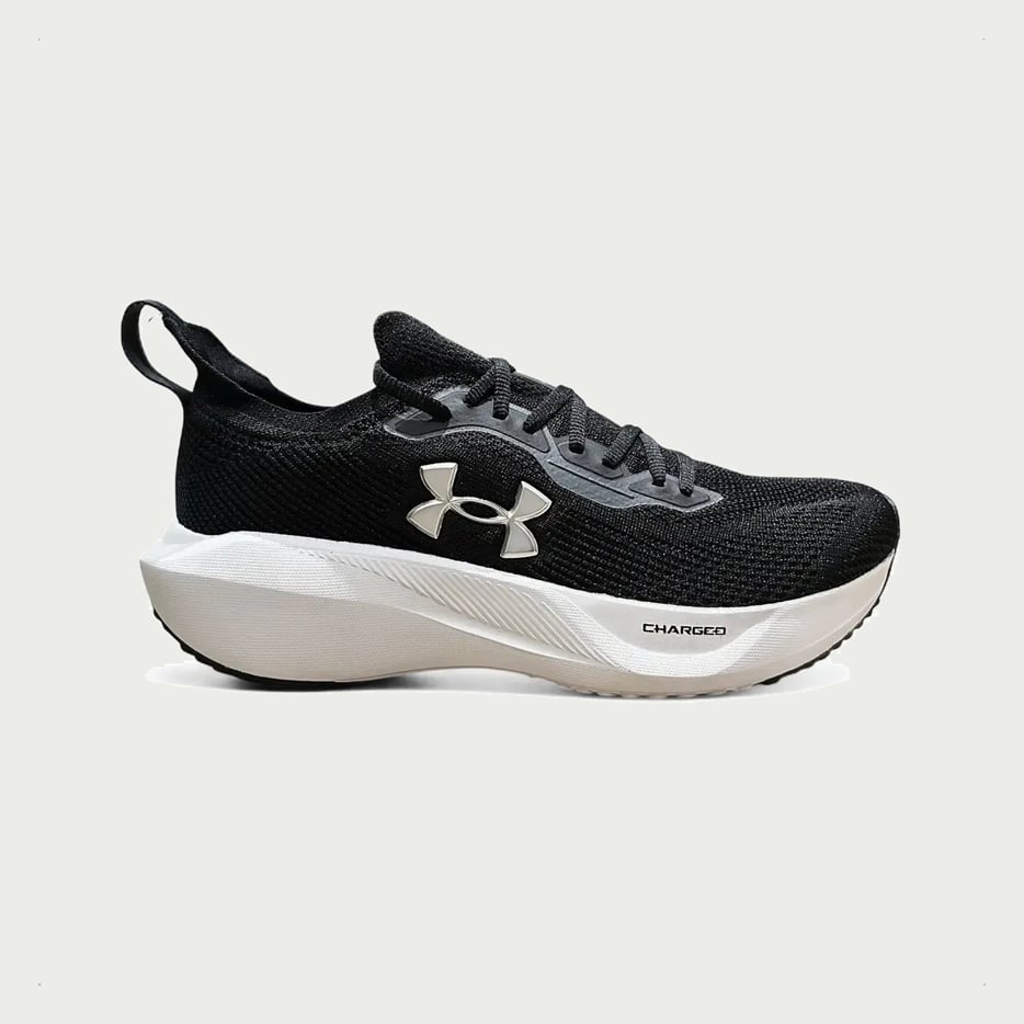 Tênis Masculino Corrida Conforto Leve Under Armour Slight Black/white/metalsilver 41