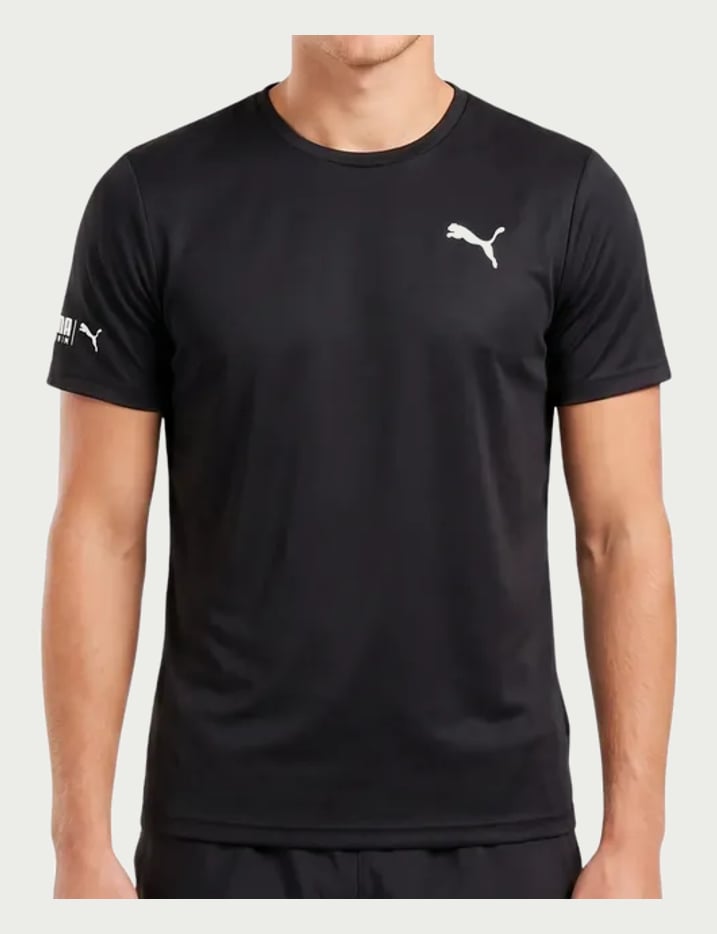 Camiseta Puma Masculina Térmica Manga Curta Proteção Uv 50+
