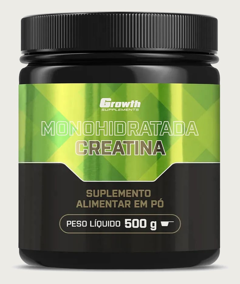Creatina Monohidratada 500g Pó Growth
