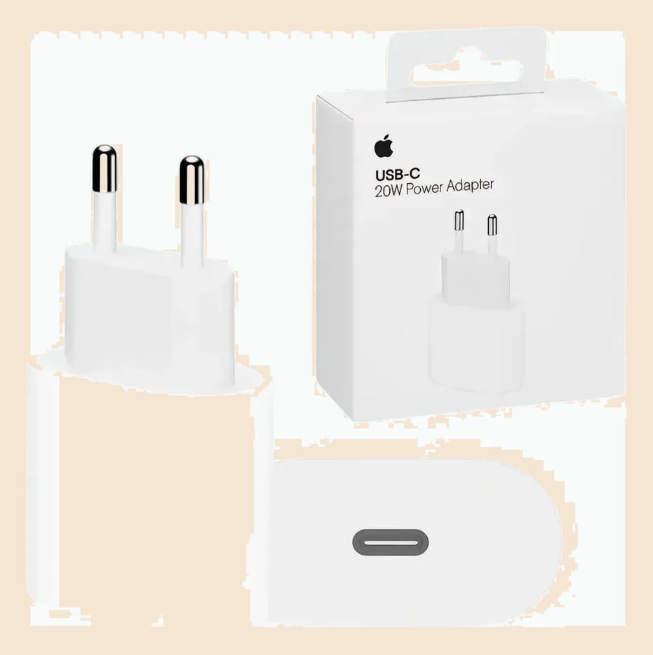 Carregador Fonte USB-C 20w para iPhone Apple Tipo-C Turbo Adaptador - Distribuidor Autorizado