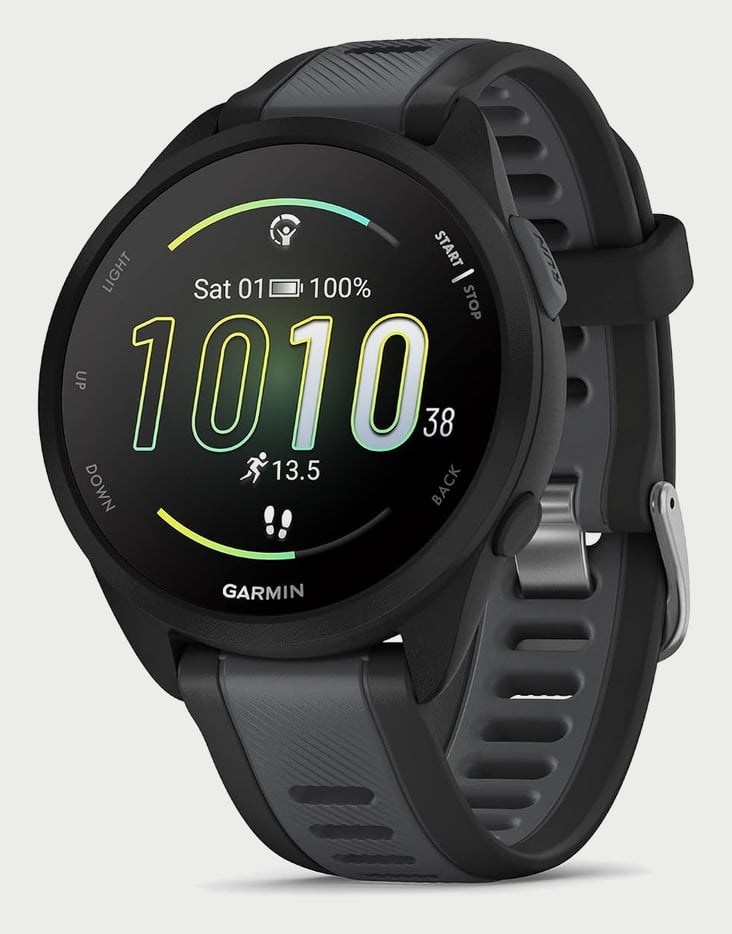 Garmin Relógio Forerunner 165 - 43mm com Monitor Cardíaco de Pulso e GPS
