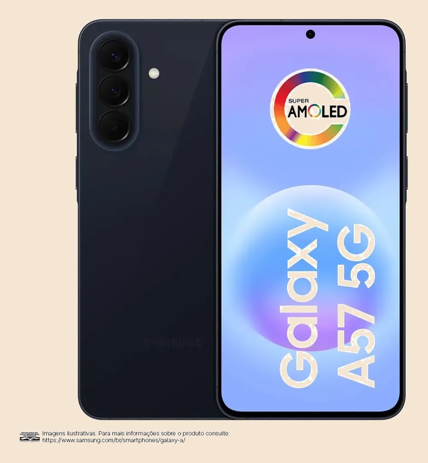 Celular Samsung Galaxy A57 5G 128GB, 8GB RAM, Recursos AI