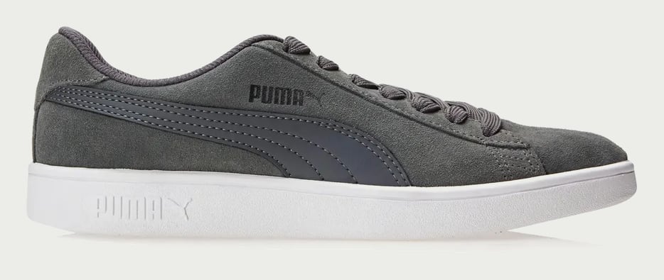 Tênis Masculino E Feminino Smash V2 Bdp Puma Grafite, Preto E Branco Liso 41