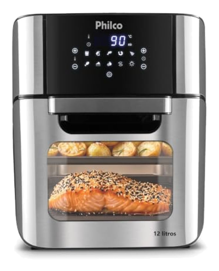 Philco Fritadeira Air Fryer 12L Pt PFR2200P 220V