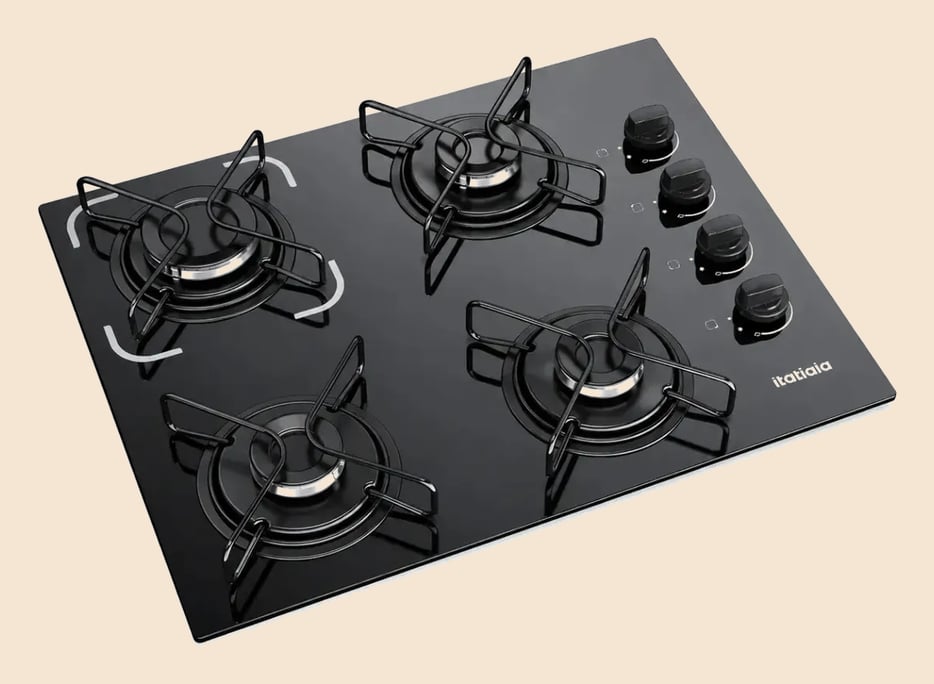 Cooktop Itatiaia Essencial 4 Bocas cor Preto