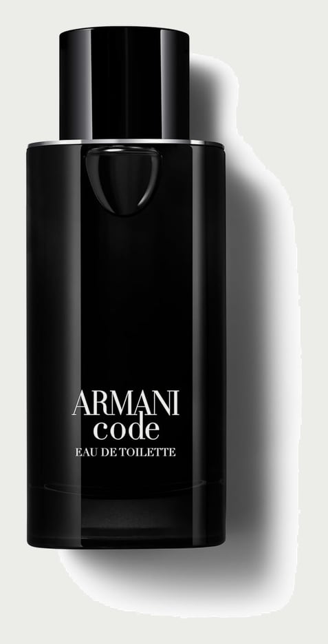 Armani Beauty, Armani Code Eau de Toilette, Giorgio Armani, Perfume Masculino Refilável, Fragrância Oriental Amadeirada com Notas de Tangerina Verde, Lavanda, Fava Tonka e Cedro