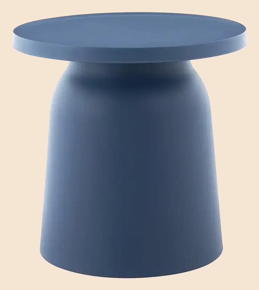 Mesa De Apoio Para Jardim Amanhecer Rivatti Cor Azul