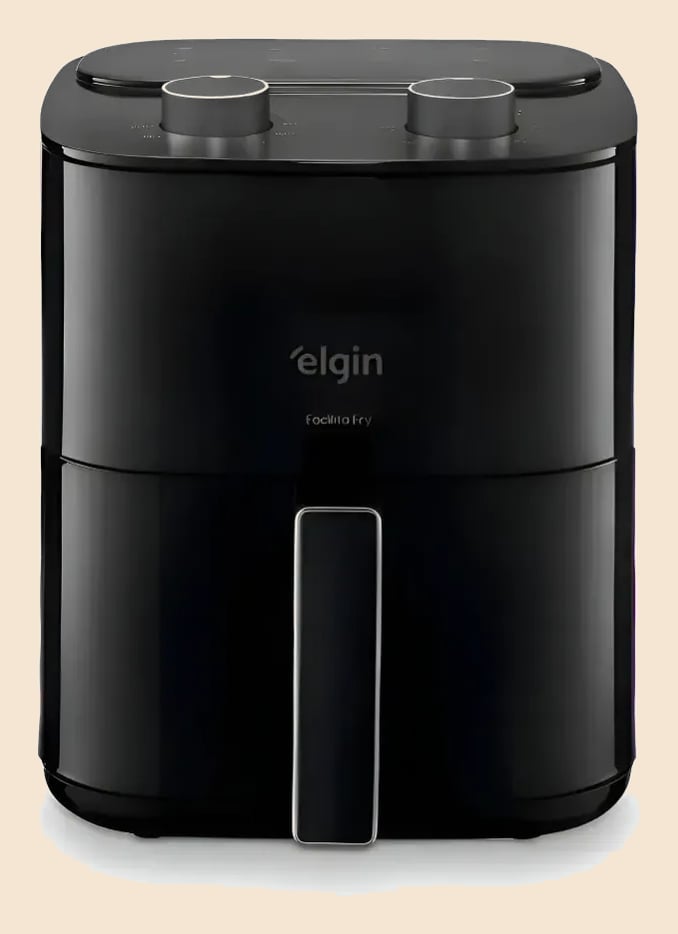 Fritadeira Air Fryer Elgin Facilita Fry 3,5l Potência 1400w Cor Preto