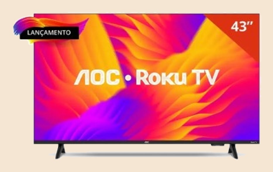 Smart Tv Aoc 43 Led Roku Full 43S5155/78G