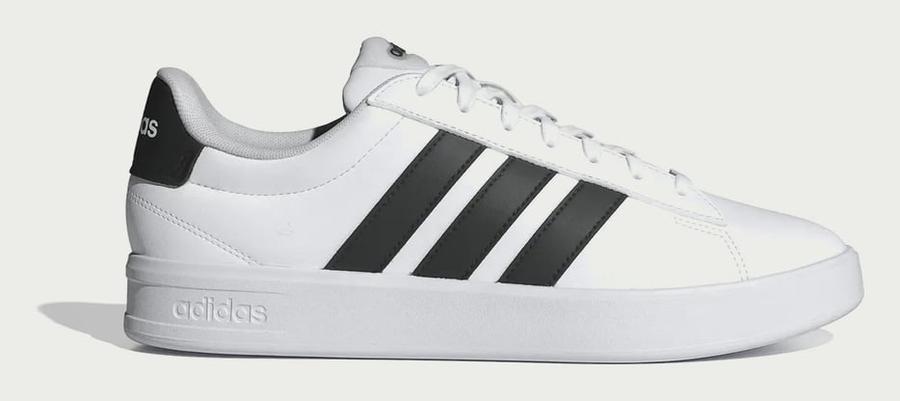Tênis Masculino Grand Court 3.0 adidas Ftwwht/cblack/ftwwht Liso 41 Br