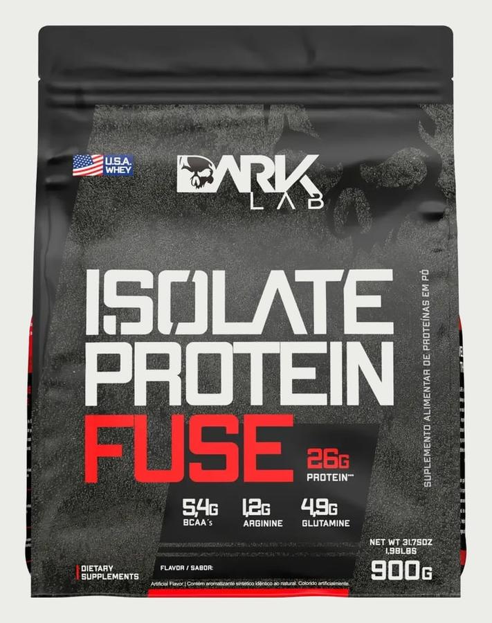 Whey Isolate Protein Fuse 900g Dark Lab Sabor Chocolate