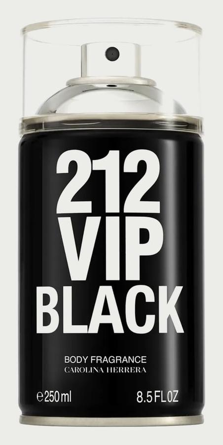 Carolina Herrera 212 Vip Men Black - Body Spray 250ml Blz Única