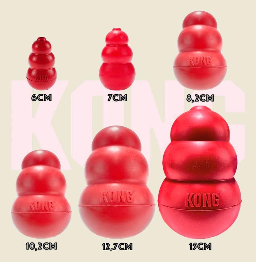 Kong Classic Brinquedo Mordedor Recheável Interativo para Cachorro