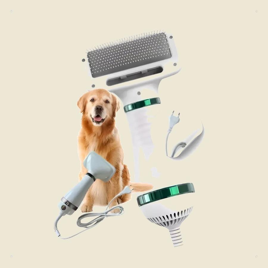 Secador De Cachorro 110v Pente Soprador Banho Pet Gato 2 Em1 127v