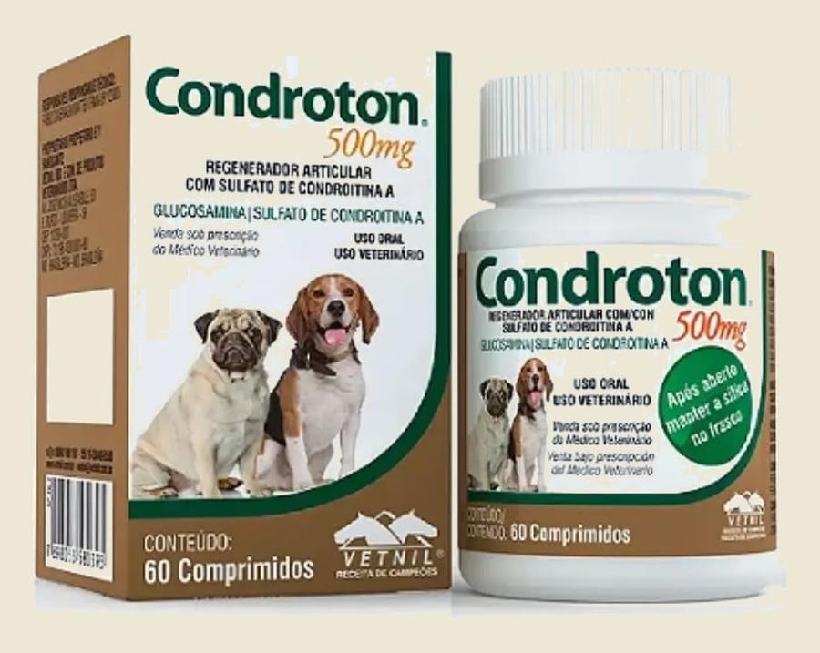 Condroton Regenerador Articular 60 Comp. 500mg - Vetnil